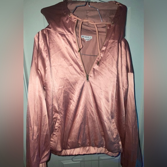 PINK CHROME BOMBER JACKET - Picture 1 of 3